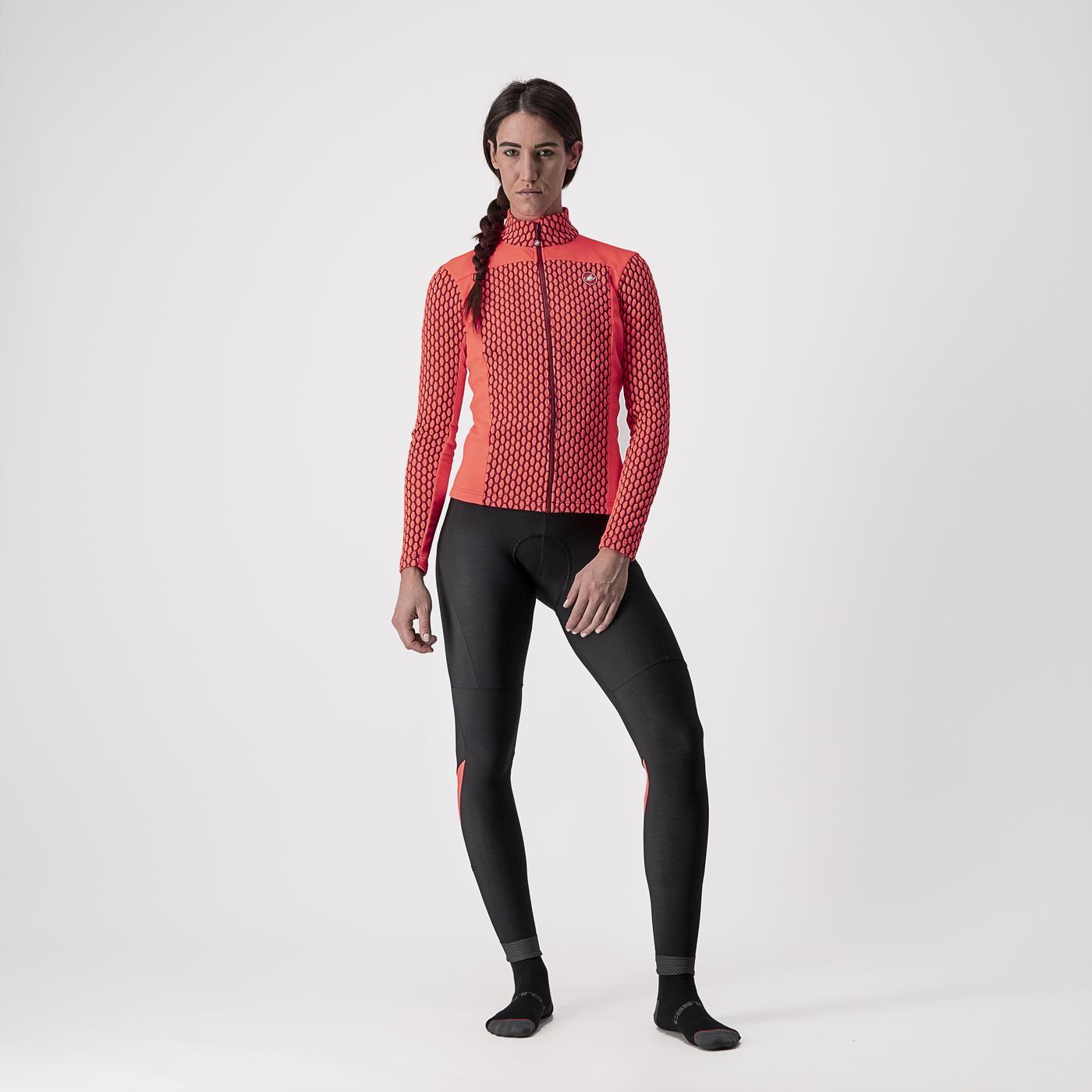 CASTELLI SFIDA 2 Damestrui met lange mouwen Roze/Bordeaux