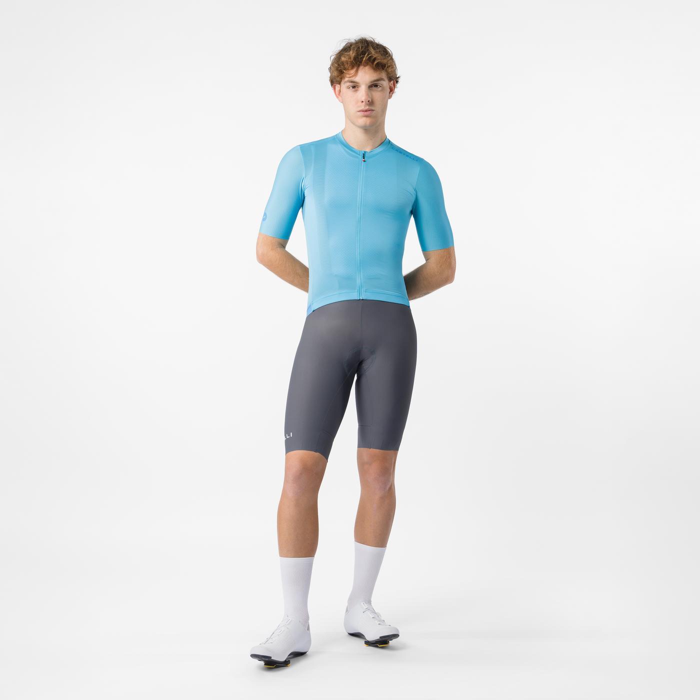 CASTELLI ESPRESSO 2 Korte Mouw Jersey Turquoise