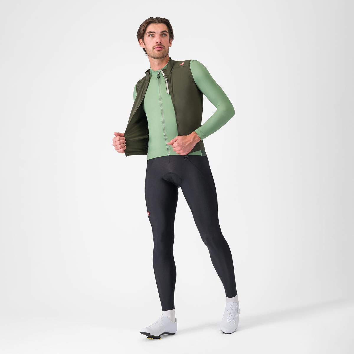 CASTELLI ESPRESSO Mouwloze Jas Groen