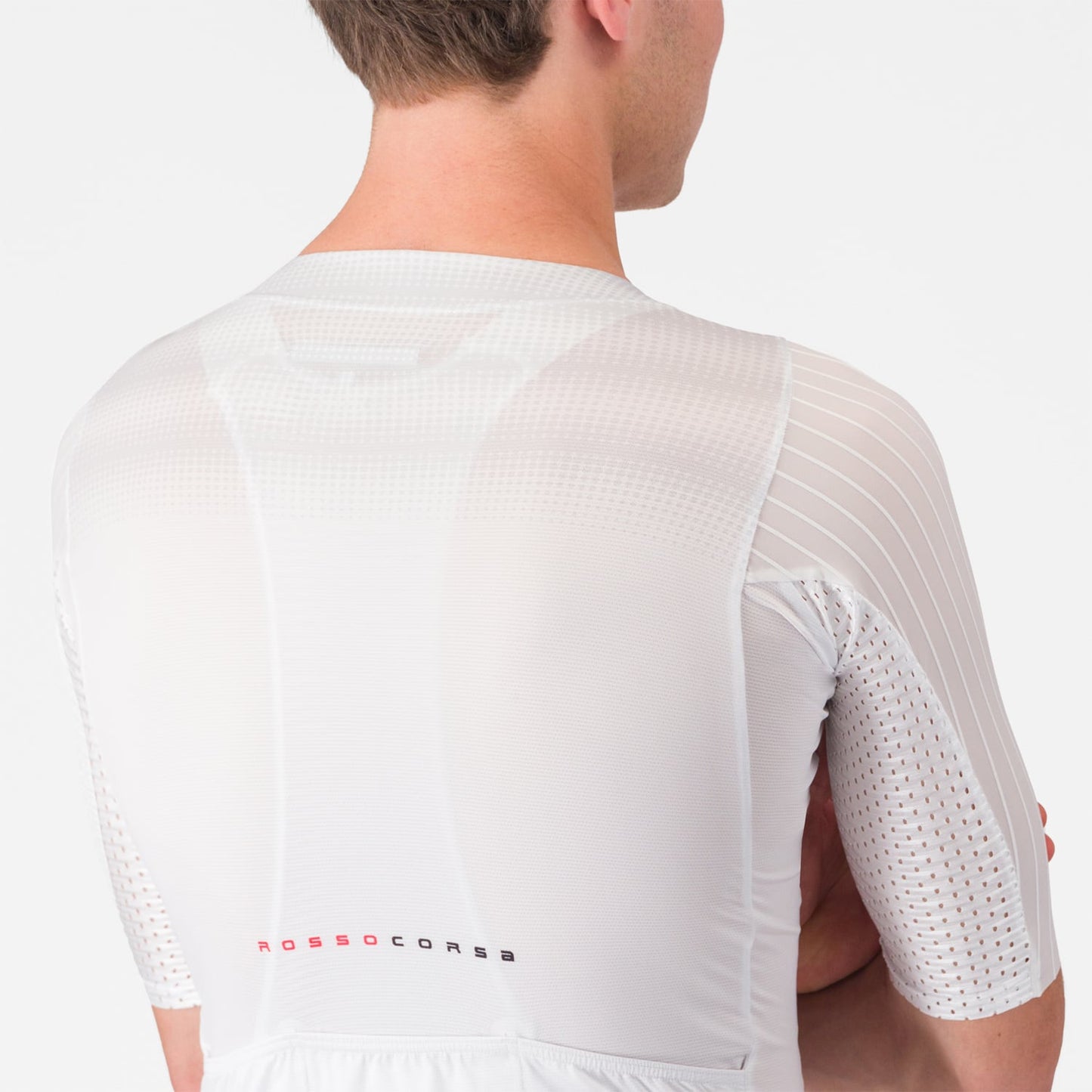 CASTELLI AERO RACE 8S Korte Mouw Trui Wit