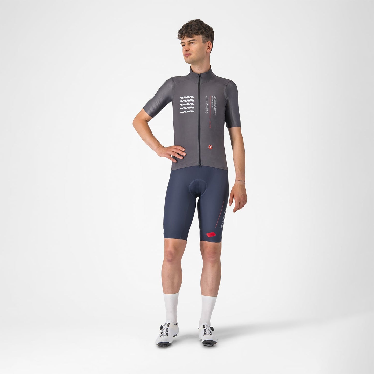 ESPRESSO R--A/D Rookgrijs Mouwloos Vest