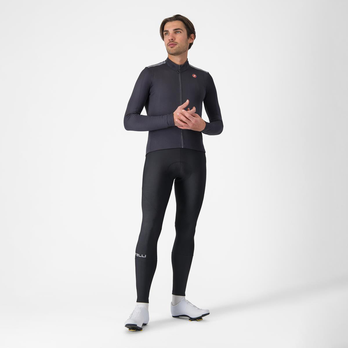 CASTELLI PURO 4 Lange Mouw Jersey Grijs