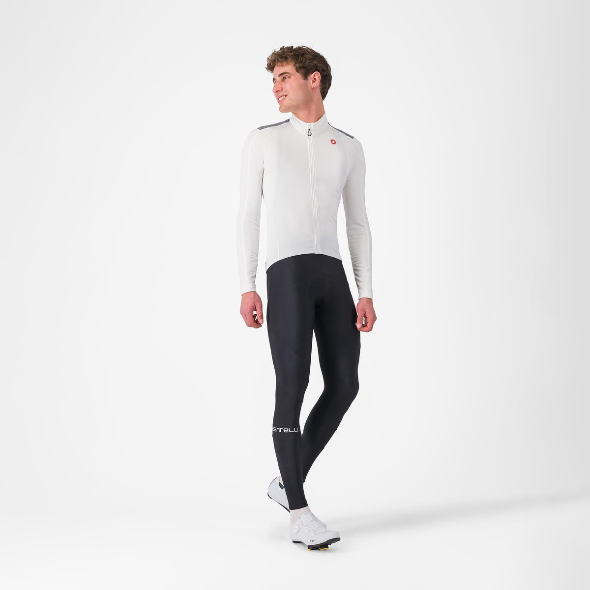 CASTELLI PURO 4 lange mouwen ivoorkleurige jersey