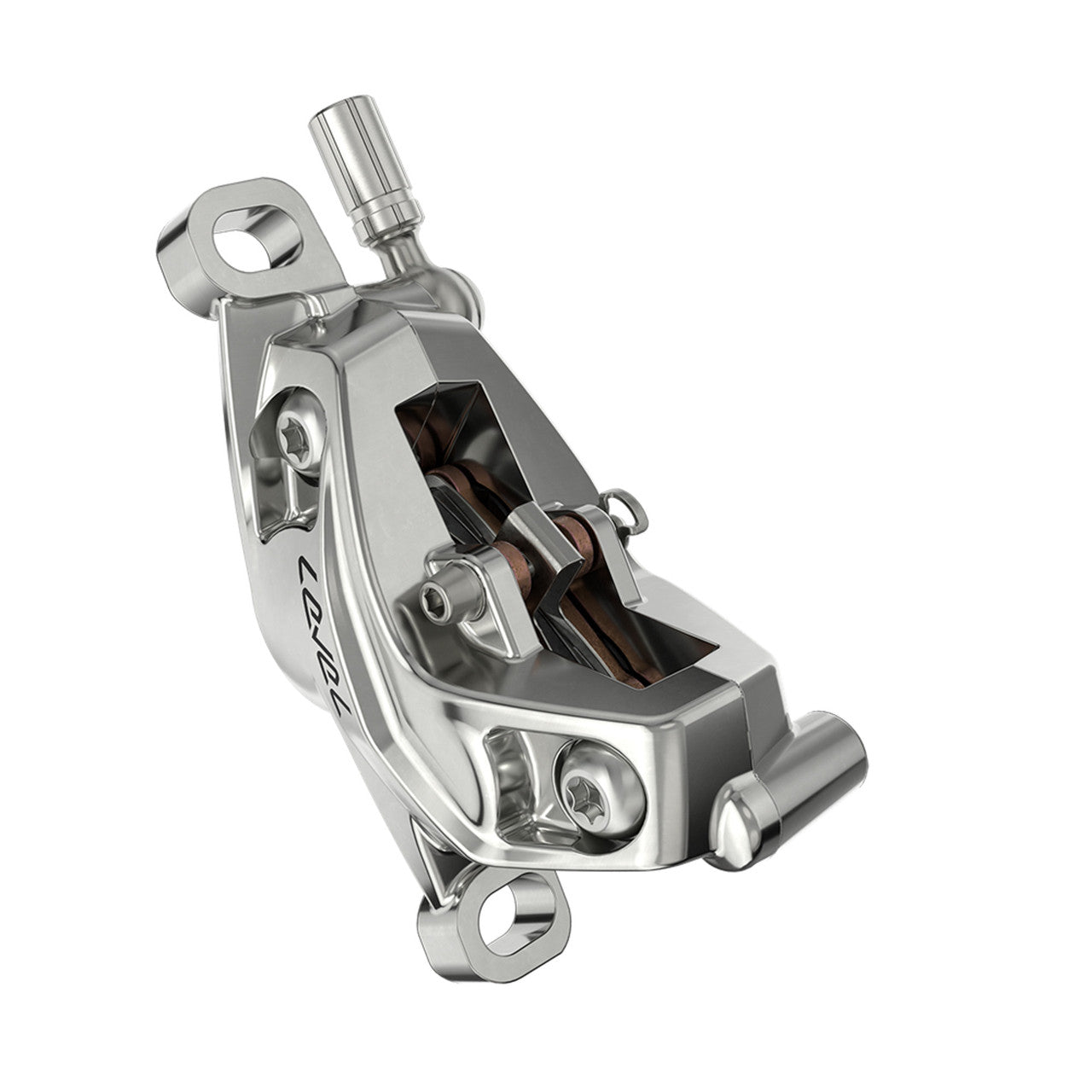 SRAM NIVEAU ULTIMATE STEALTH 4-zuiger voorrem Zilver