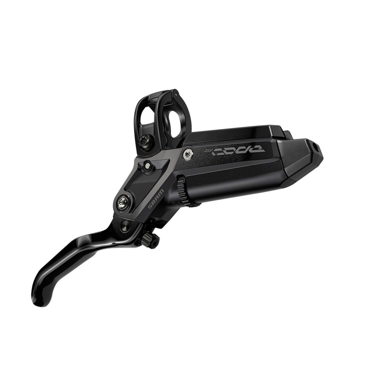 Paar SRAM Code SILVER STEALTH remmen Zwart