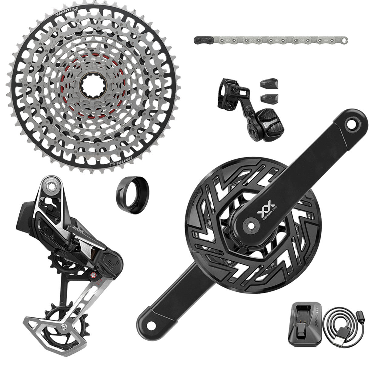 SRAM XX EAGLE E-MTB BROSE ISIS AXS T-TYPE 36 Tanden CLIP-ON 10/52 Pakket
