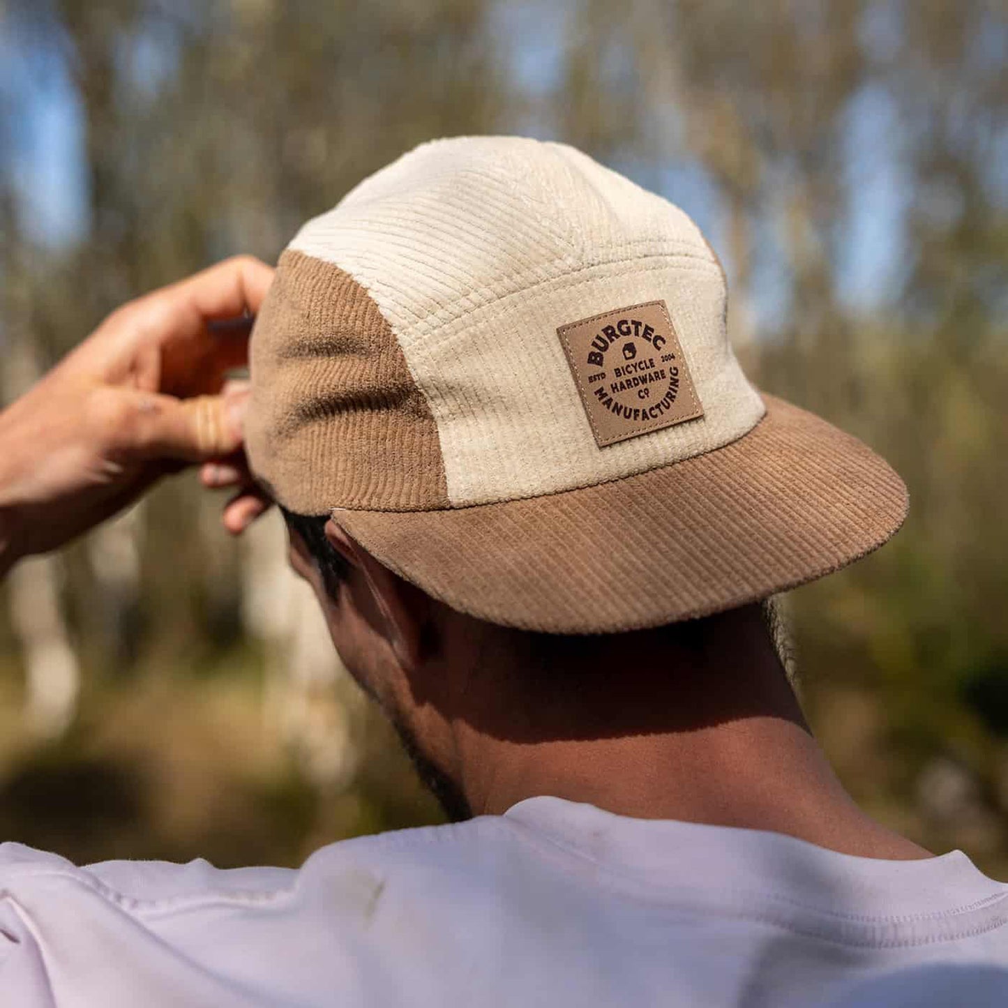 BURGTEC BANDIT CORDUROY VIJFDE PANEL Cap Beige/Bruin