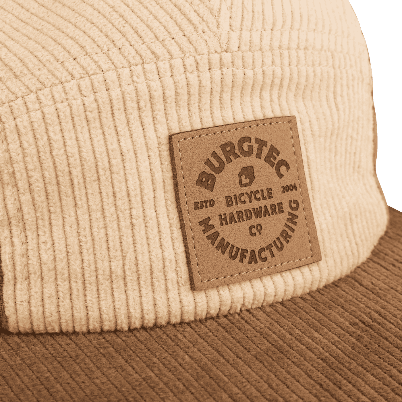 BURGTEC BANDIT CORDUROY VIJFDE PANEL Cap Beige/Bruin