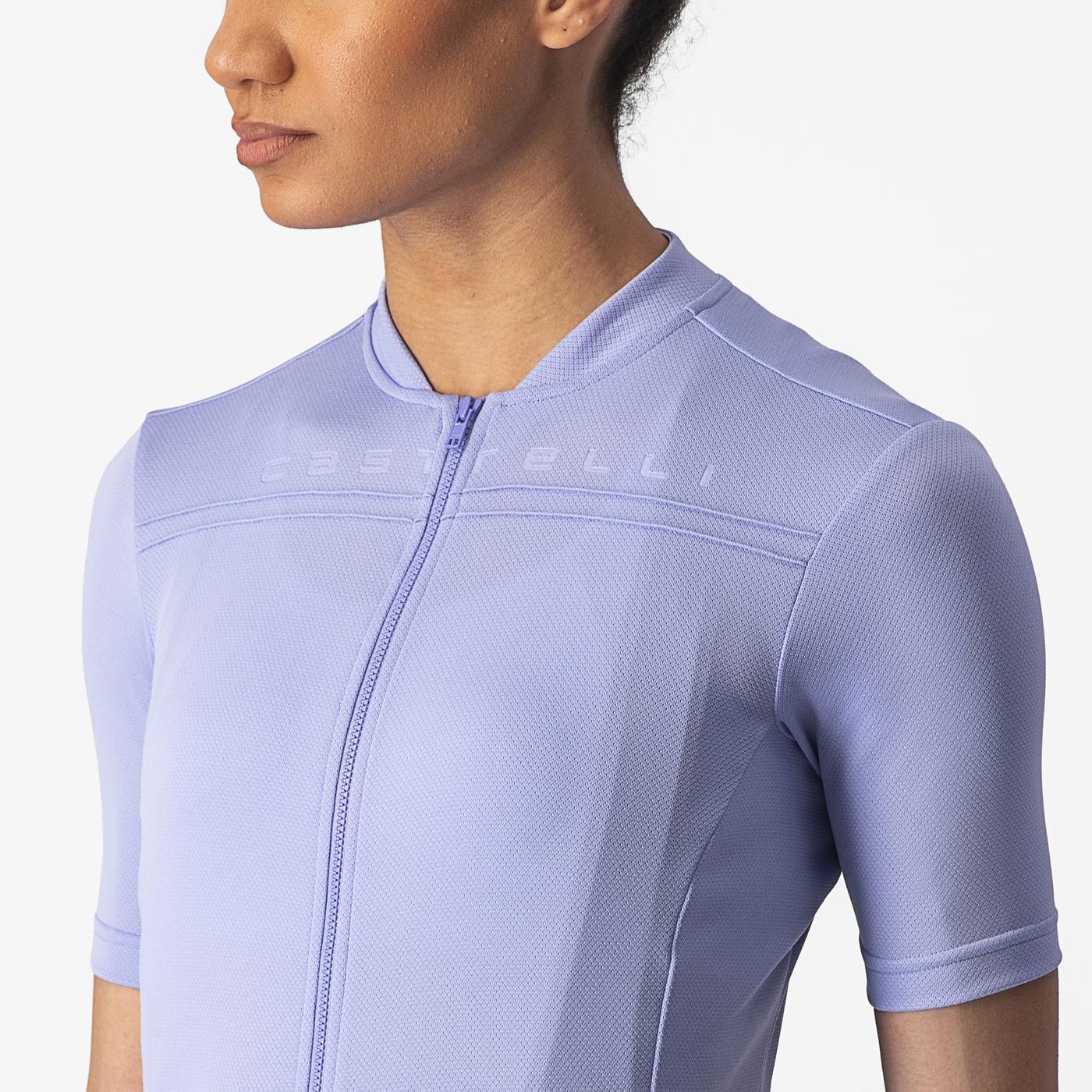 Dames CASTELLI ANIMA 4 korte mouwen Jersey paars
