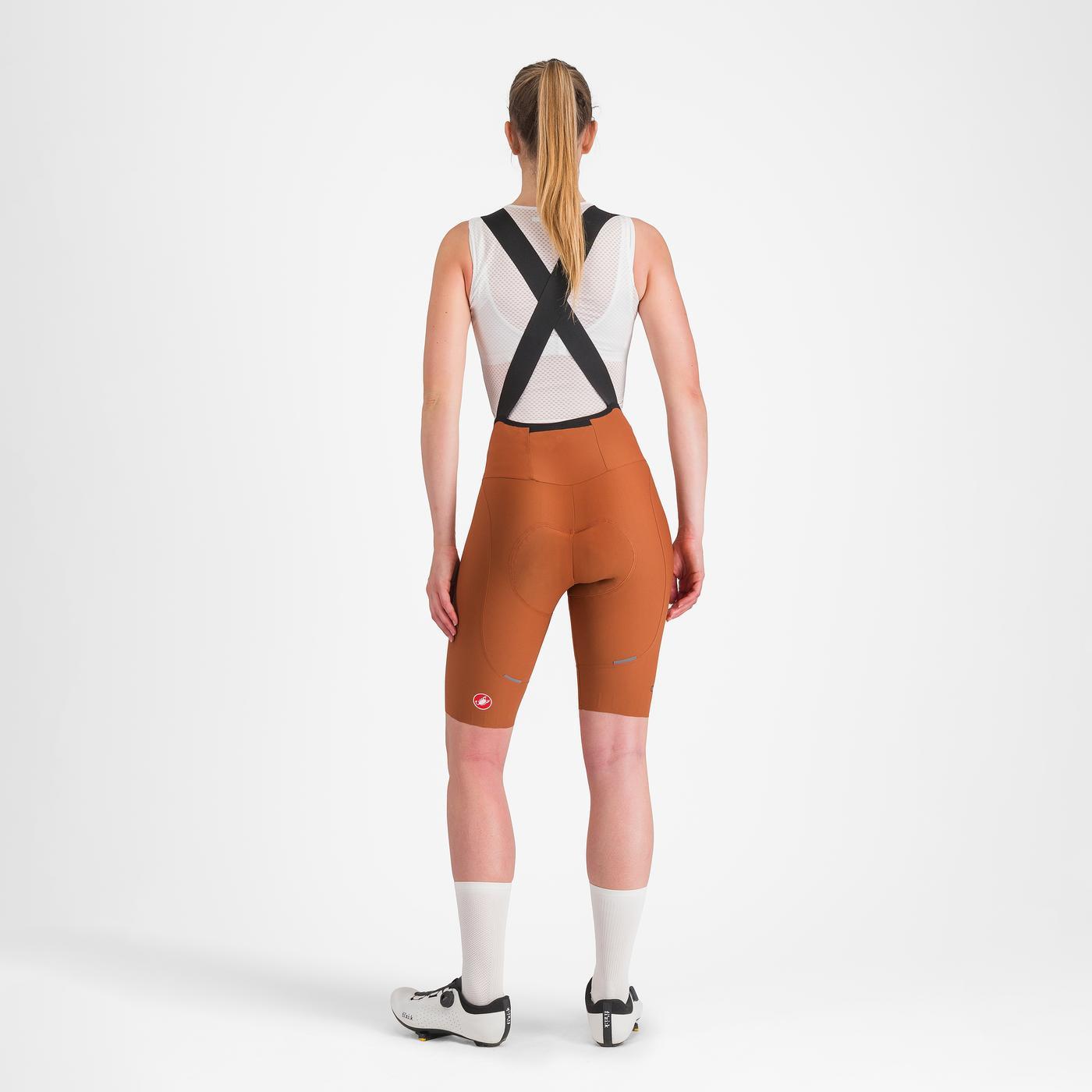CASTELLI ESPRESSO W DT Dames Slabbetje Bruin