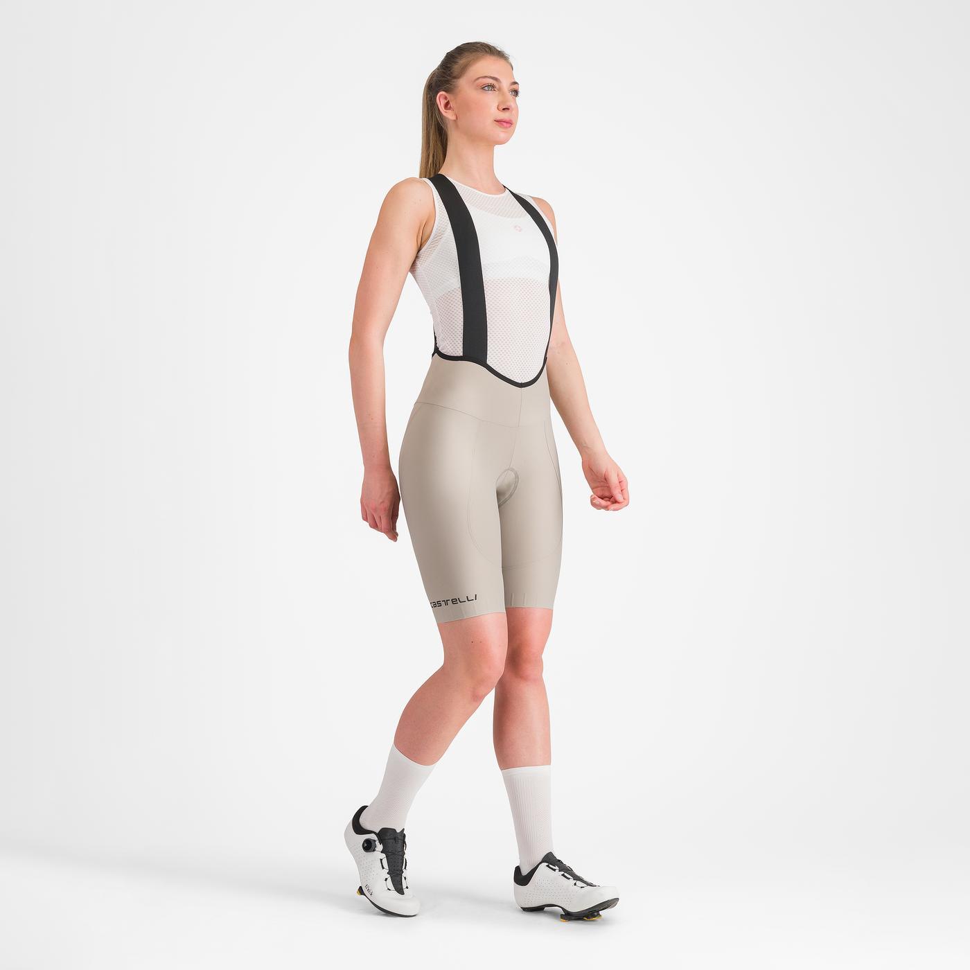 Dames tight CASTELLI ESPRESSO W DT Beige