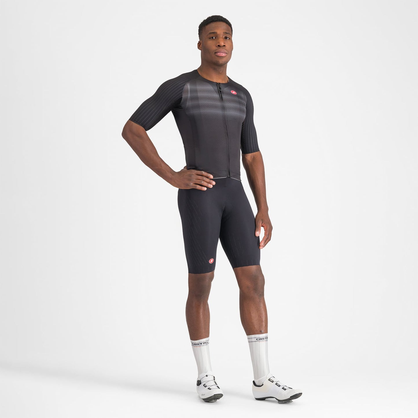 CASTELLI AERO RACE 8S Korte Mouw Trui Zwart