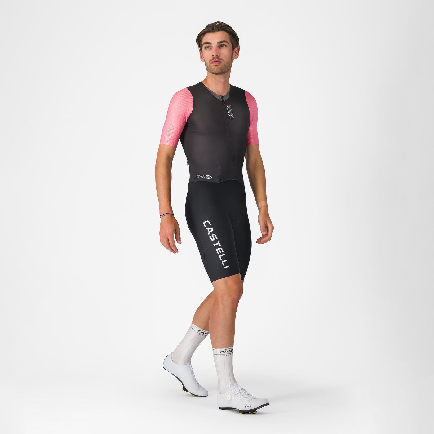 CASTELLI SATURDAY MORNING Jumpsuit Zwart/Roze