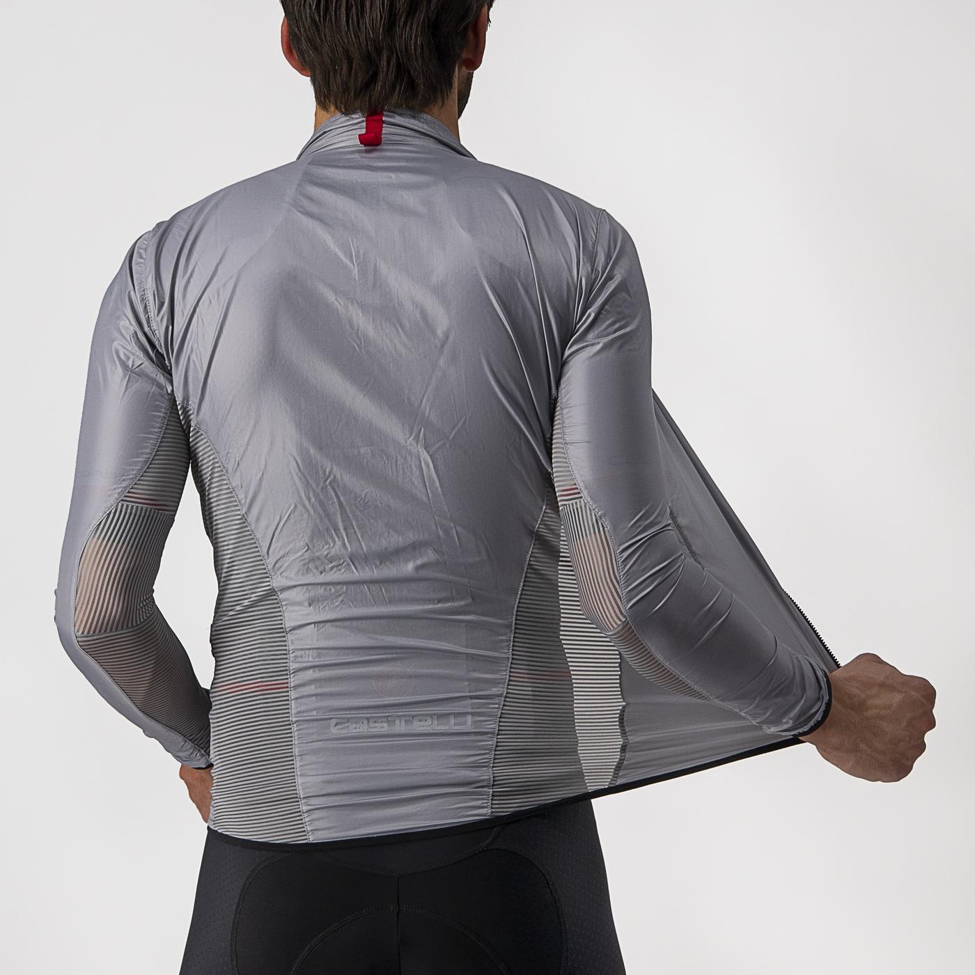 CASTELLI ARIA SHELL Jas Grijs