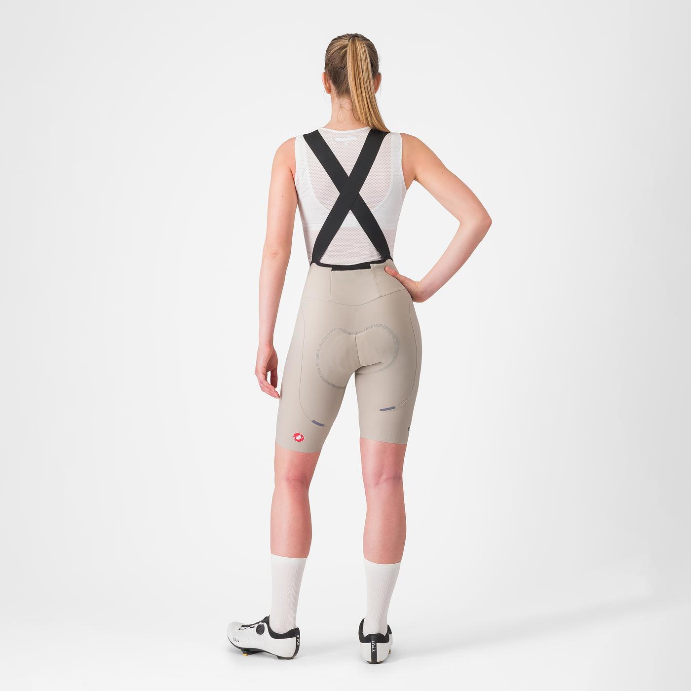 Dames tight CASTELLI ESPRESSO W DT Beige