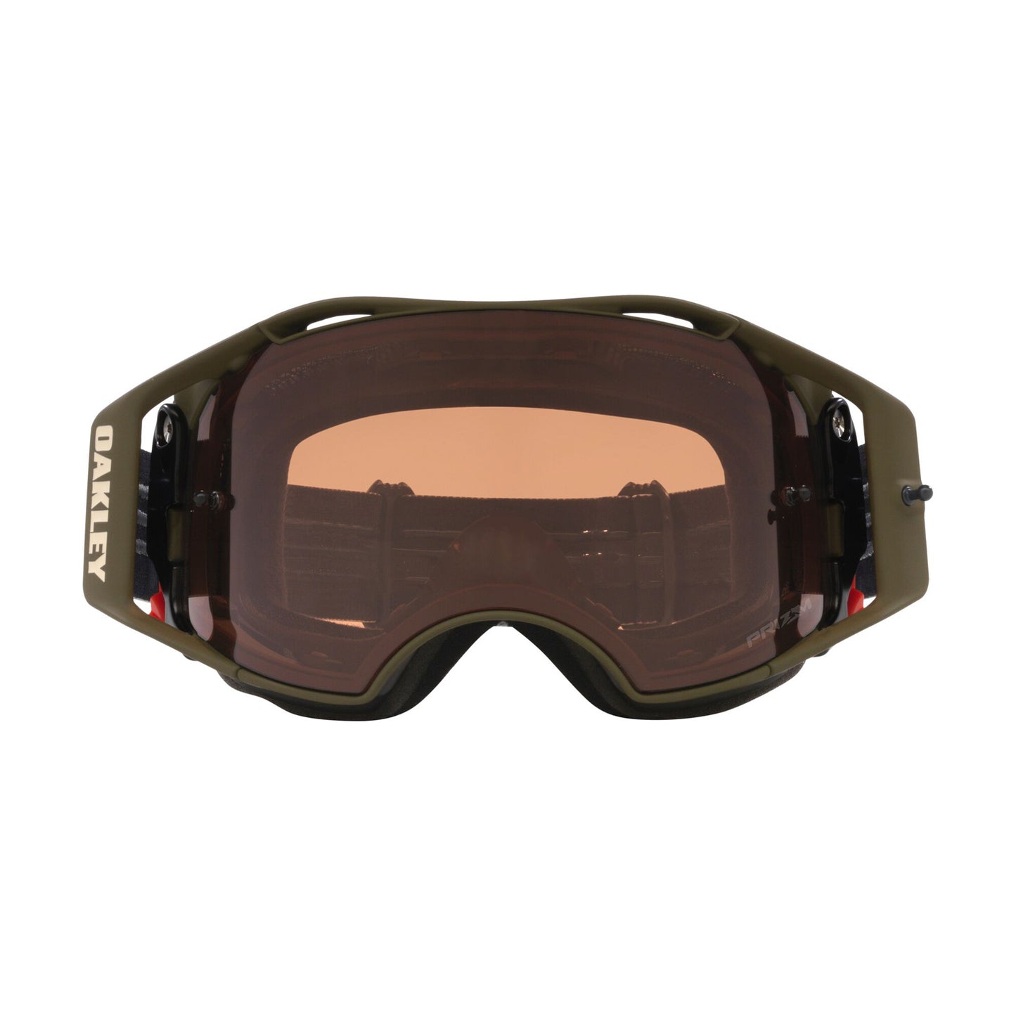 OAKLEY AIRBRAKE MTB Dark Brush Camo Gezichtsmasker Prizm Mx Bronze