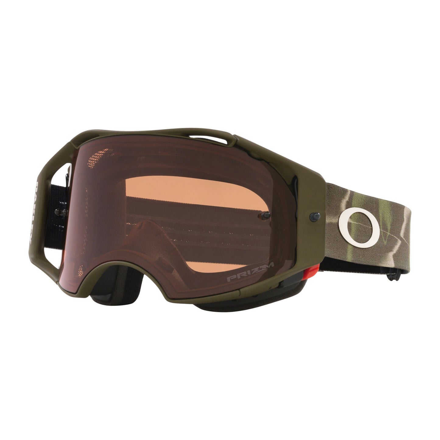 OAKLEY AIRBRAKE MTB Dark Brush Camo Gezichtsmasker Prizm Mx Bronze