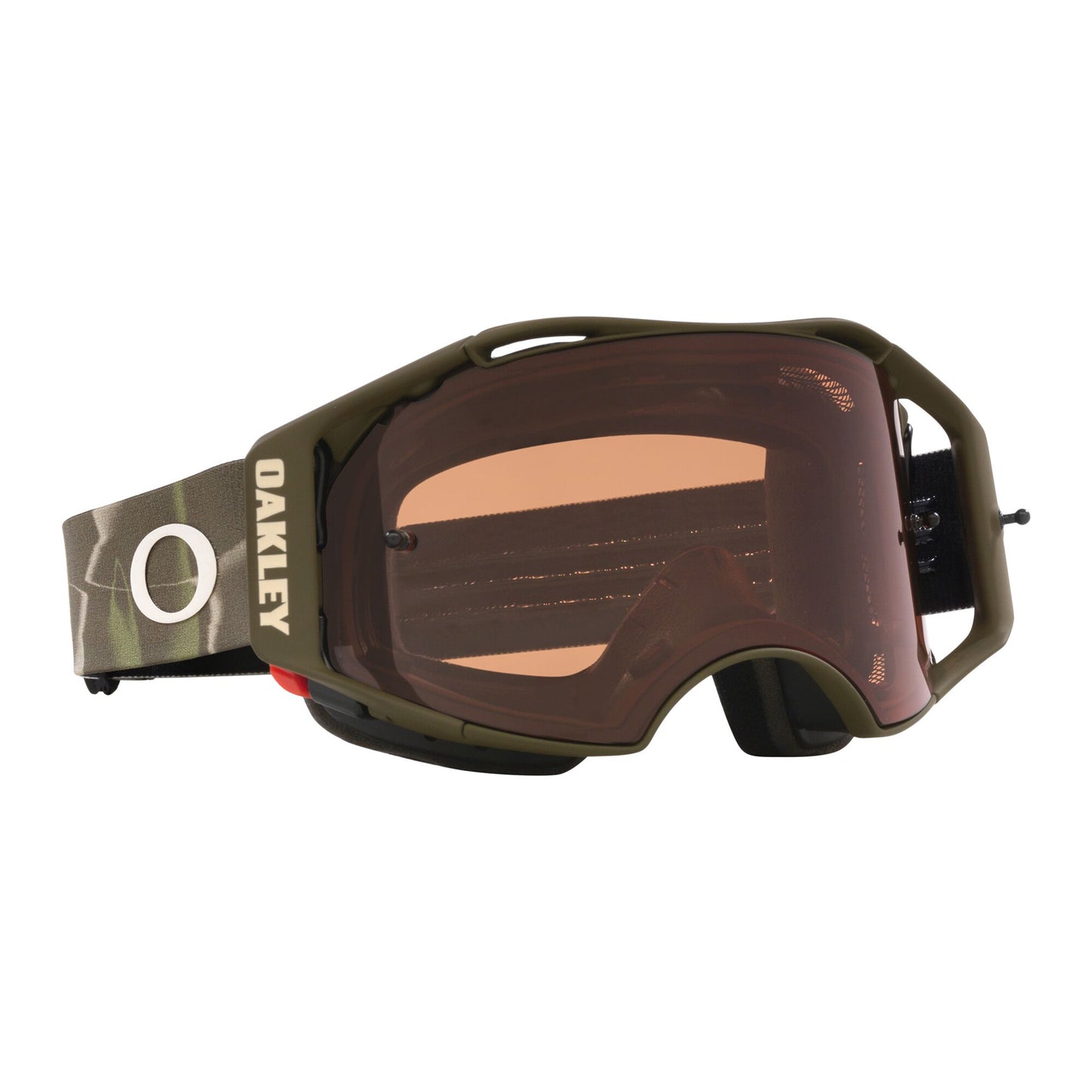 OAKLEY AIRBRAKE MTB Dark Brush Camo Gezichtsmasker Prizm Mx Bronze