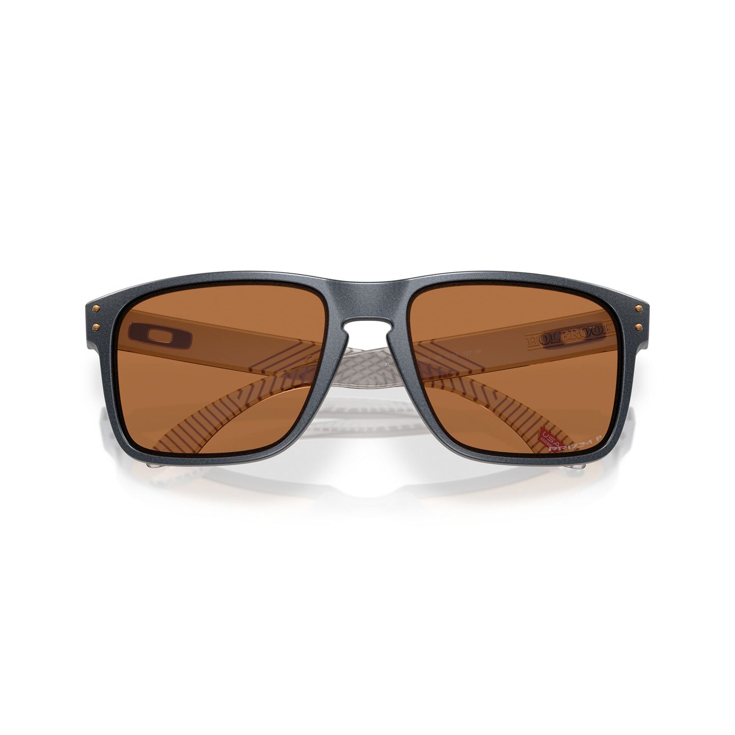 OAKLEY HOLBROOK XL Blauw Staal Prizm Brons Gepolariseerde Bril