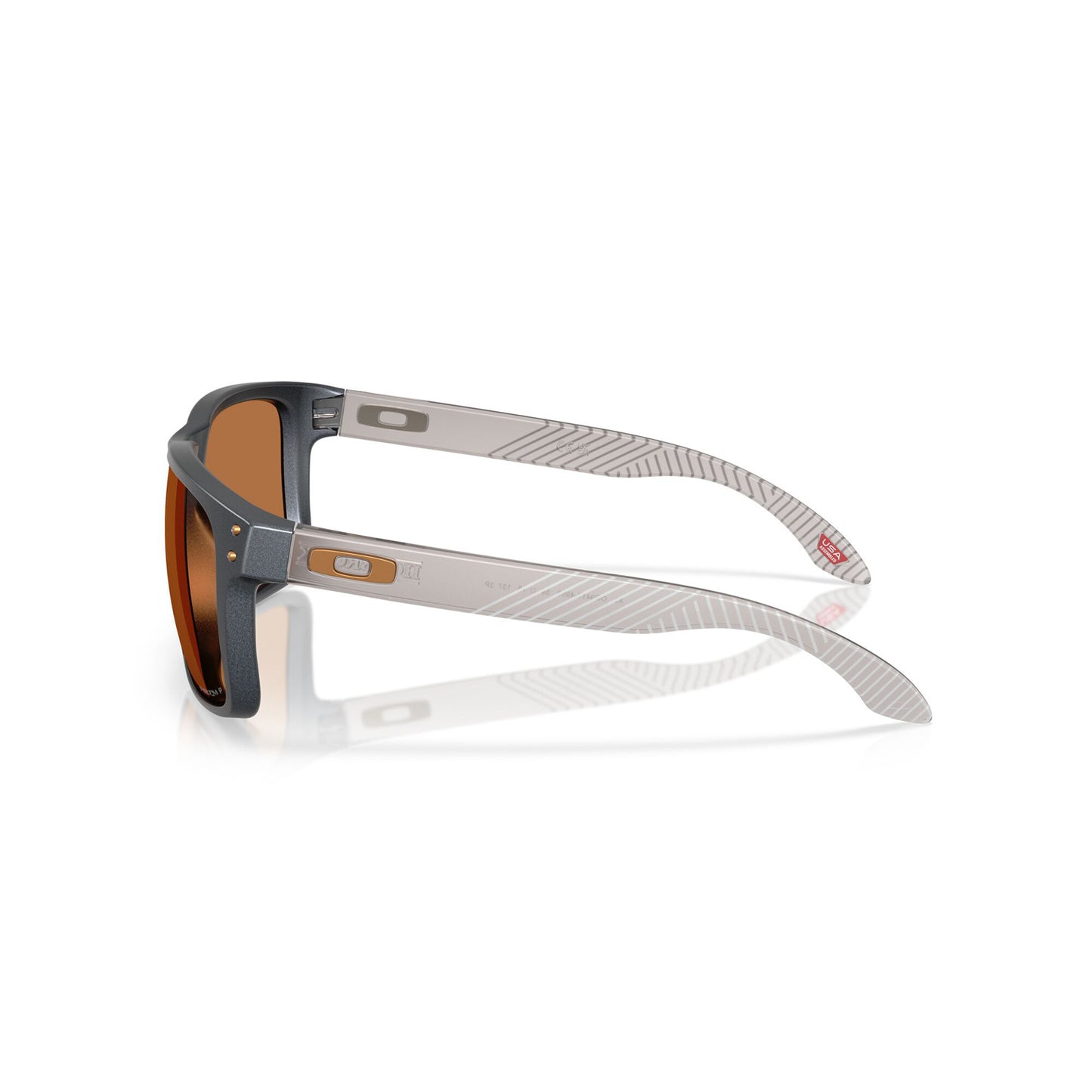 OAKLEY HOLBROOK XL Blauw Staal Prizm Brons Gepolariseerde Bril