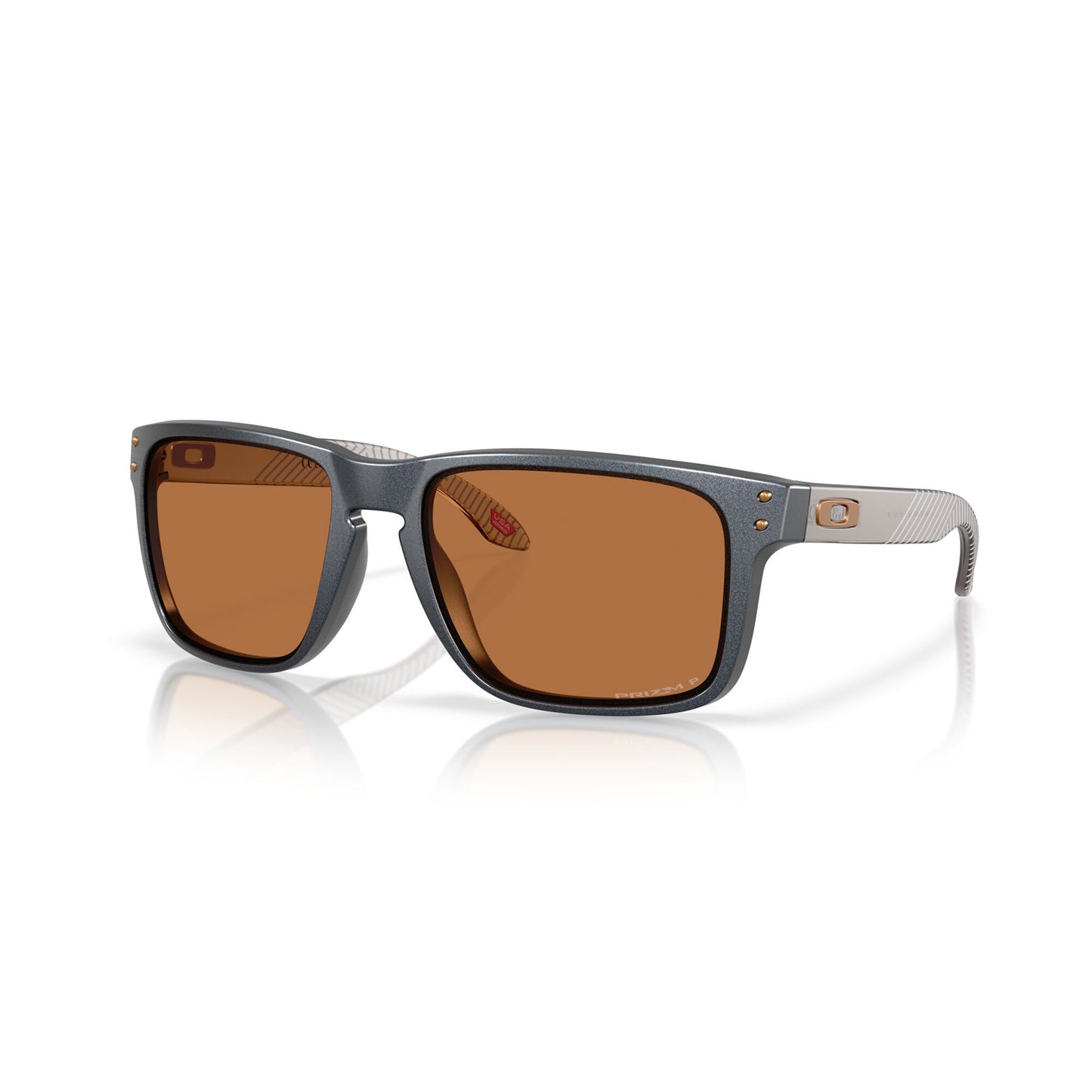 OAKLEY HOLBROOK XL Blauw Staal Prizm Brons Gepolariseerde Bril