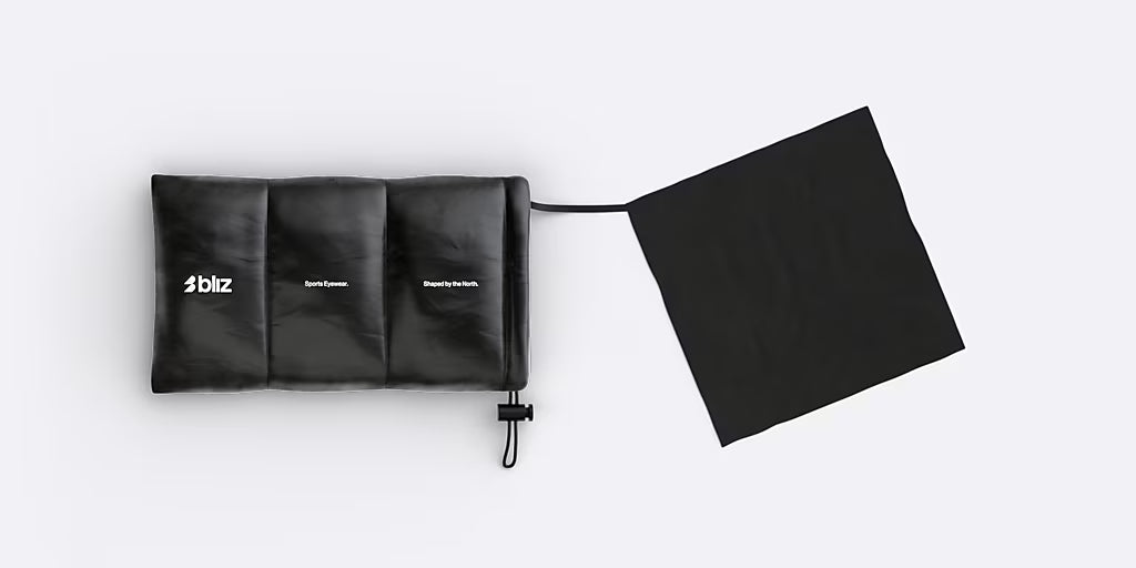 Bril BLIZ FUSION SMALL Zwart Matglas Brow w Pink Multi