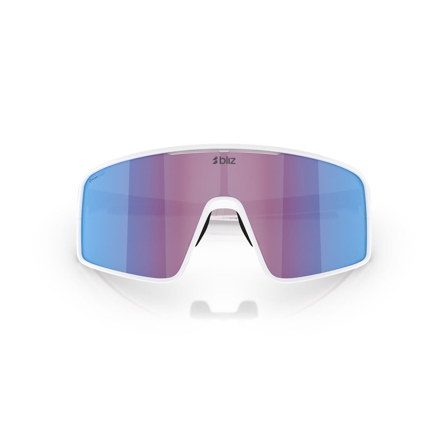 Bril BLIZ P001 Wit scherm Roze Violet Blauw Spiegel