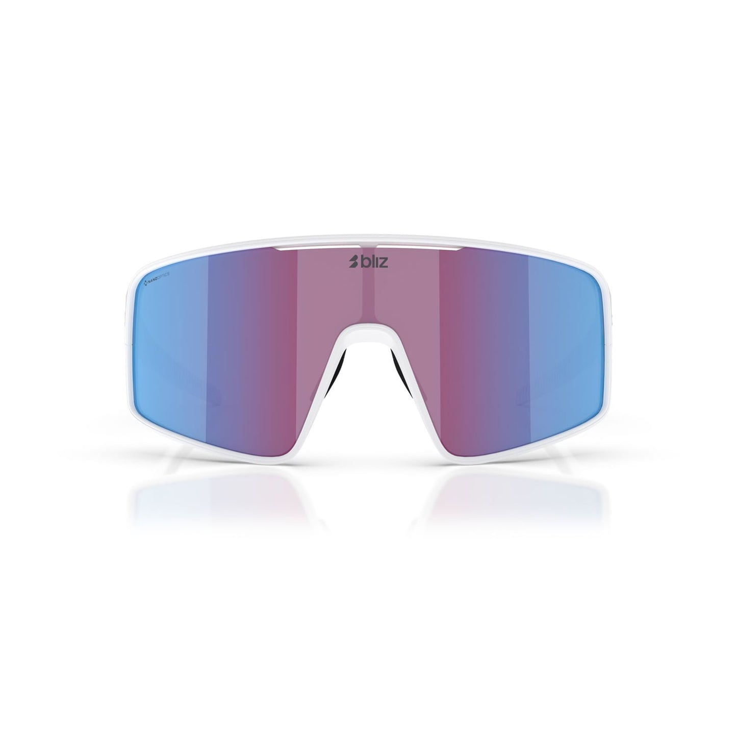 Bril BLIZ P001 Wit scherm Roze Violet Blauw Spiegel