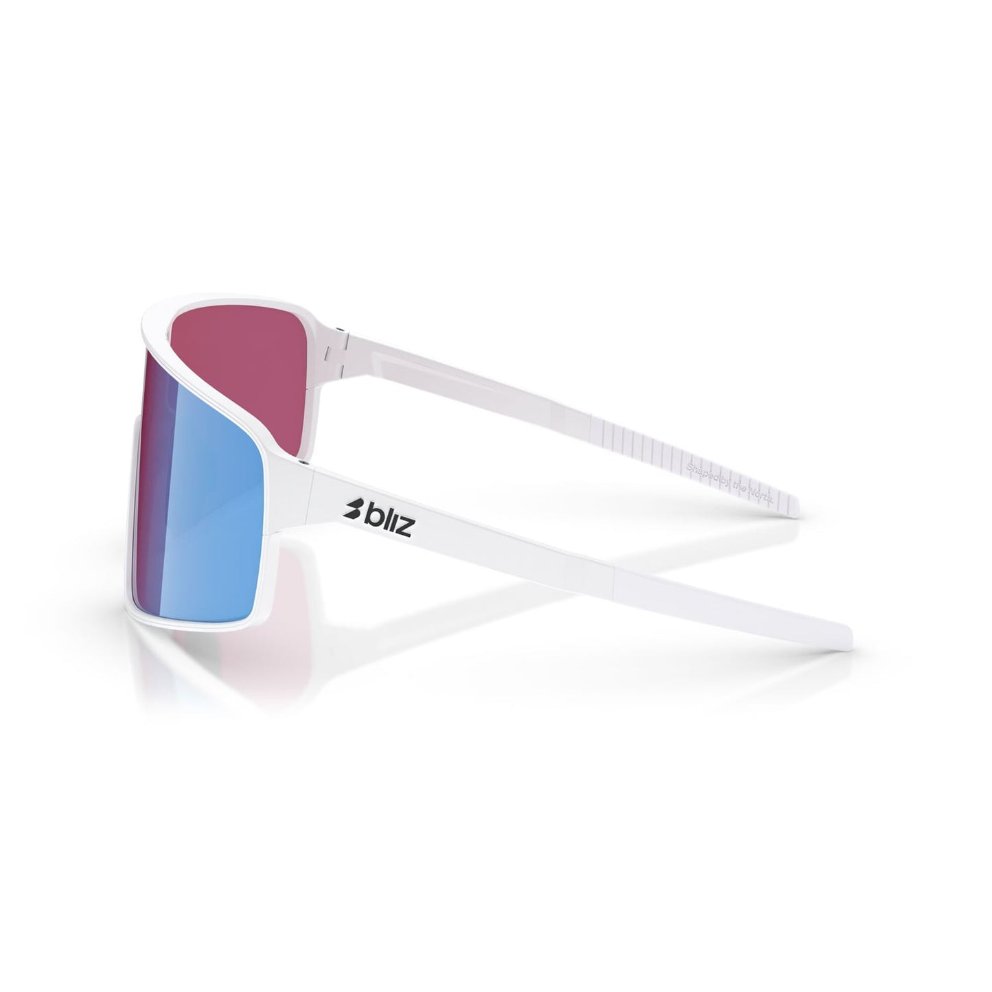 Bril BLIZ P001 Wit scherm Roze Violet Blauw Spiegel