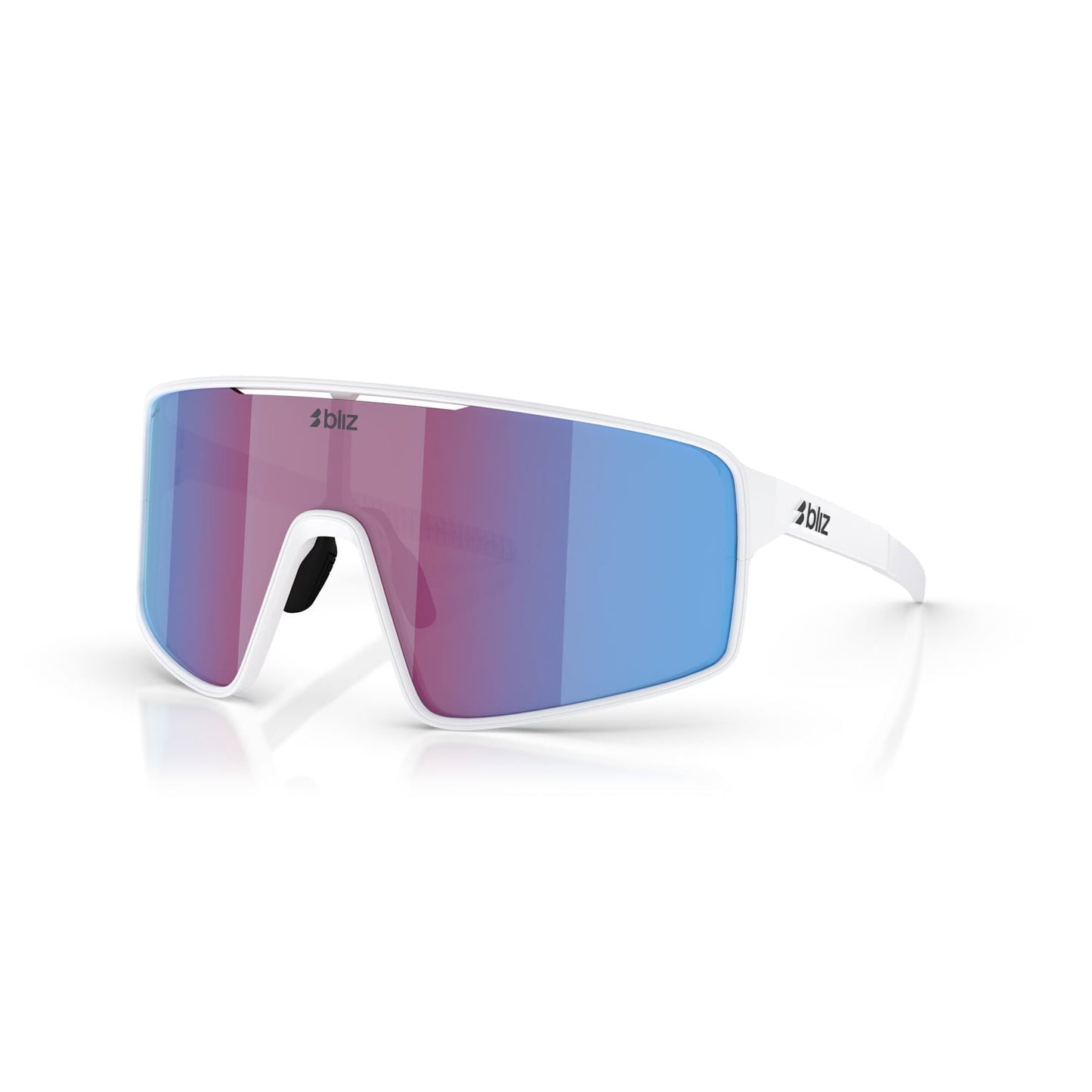 Bril BLIZ P001 Wit scherm Roze Violet Blauw Spiegel