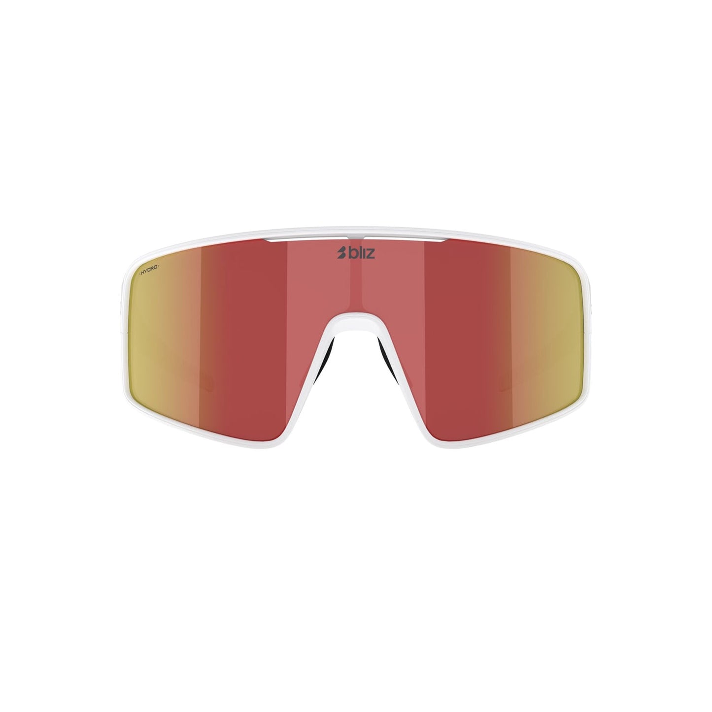 BLIZ P001 Wit Mat montuur Bruin Rood Spiegelbril
