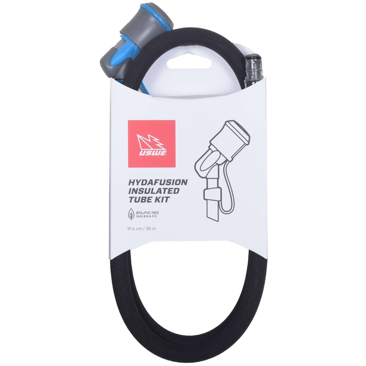 USWE HYDRAFUSION Ventiel- en geïsoleerde slangenset zwart