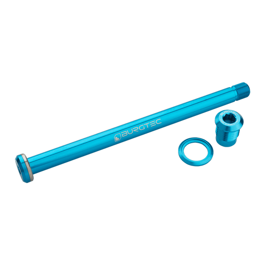 BURGTEC 174mm achterwielas voor Yeti frame turkoois