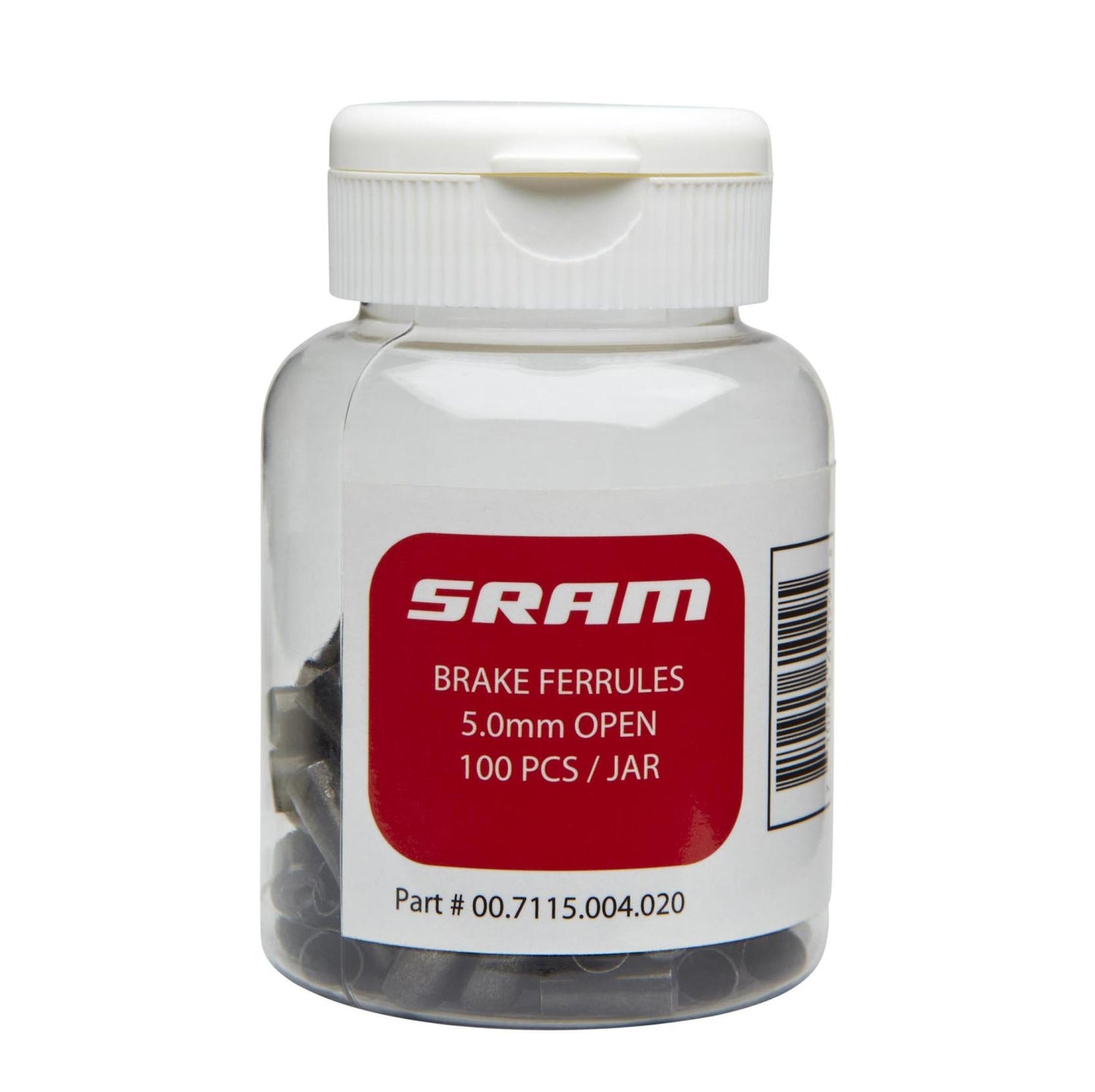 SRAM einddop voor 5,0mm open remkabel (pak van 100)