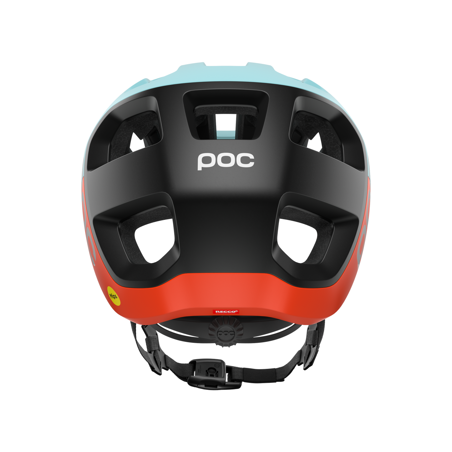 POC CULARIS MTB Helm Blauw/Oranje Mat