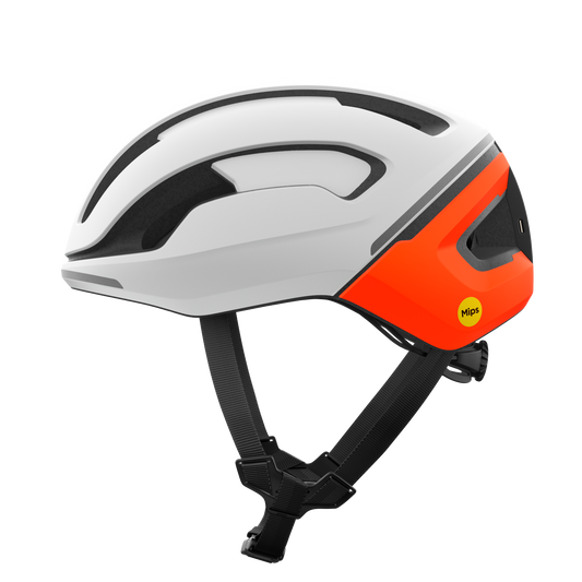 POC OMNE BEACON MIPS Road Helm Wit/Oranje Mat