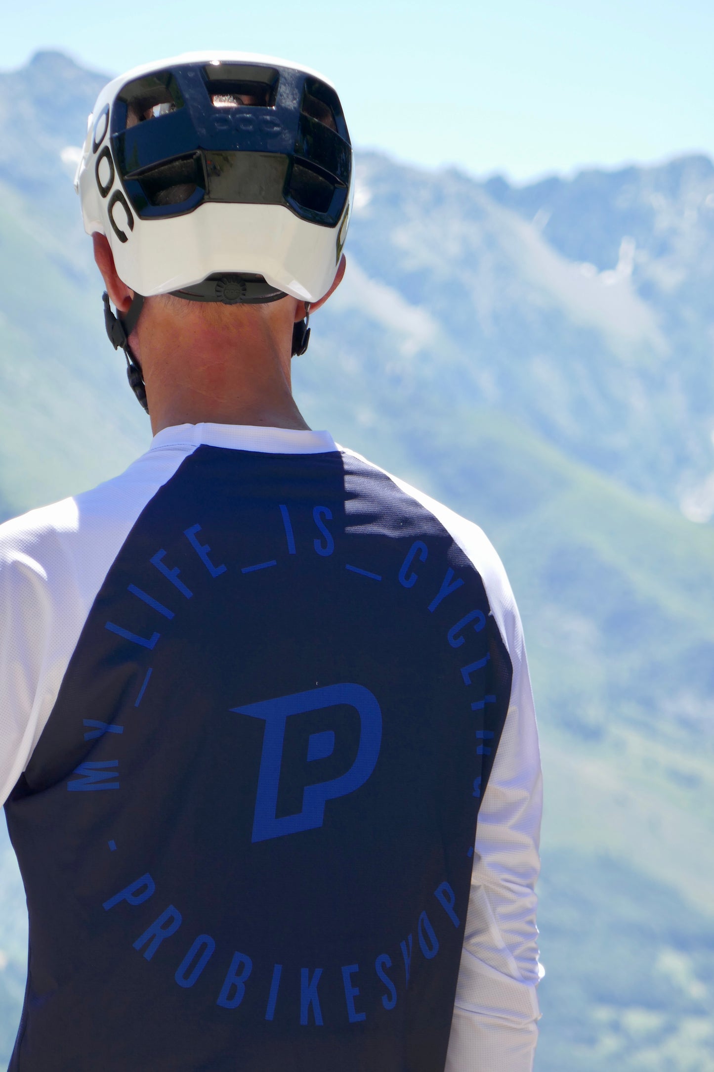 PROBIKESHOP FREERIDE Lange Mouw Trui Navy/Wit