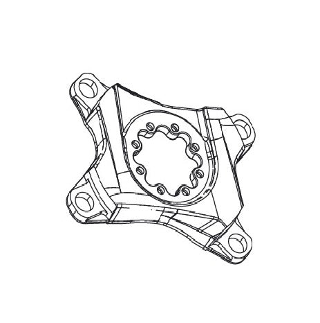 SRAM FORCE/RED 4 Spaaks 107mm crankstel ster
