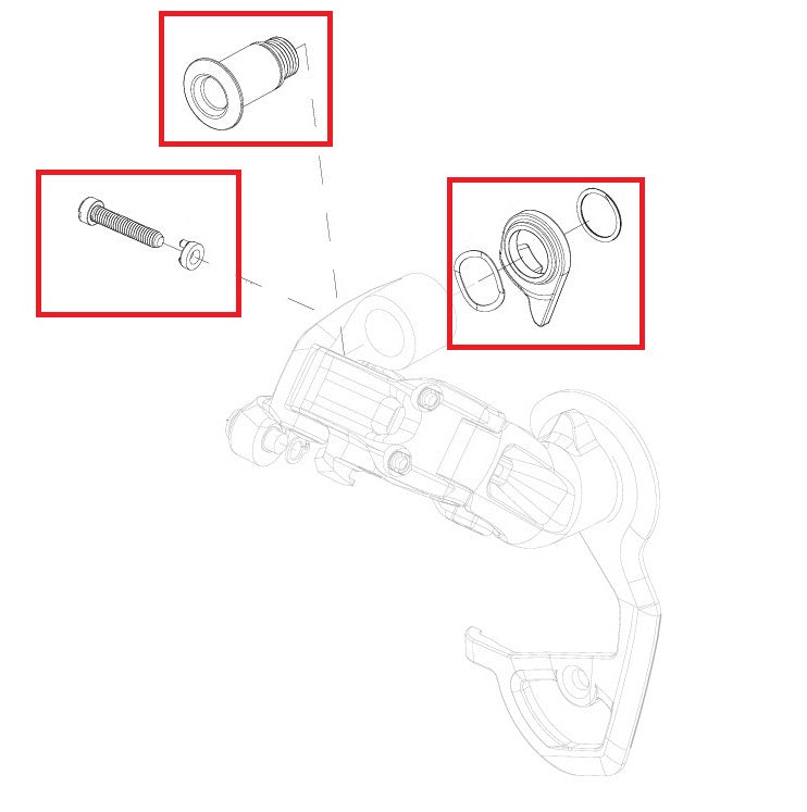 KIt SRAM RED Derailleur afstel- en montageschroeven
