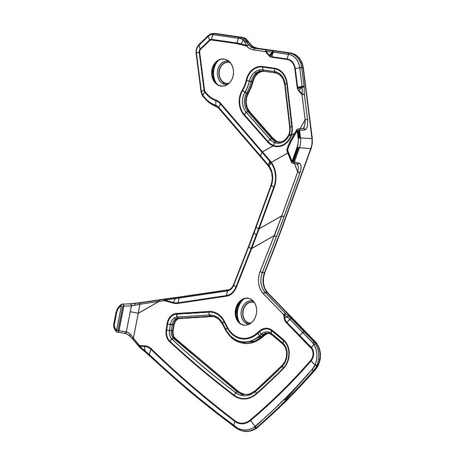 SRAM RED XPLR AXS E1 Carbon Achterderailleurkooi