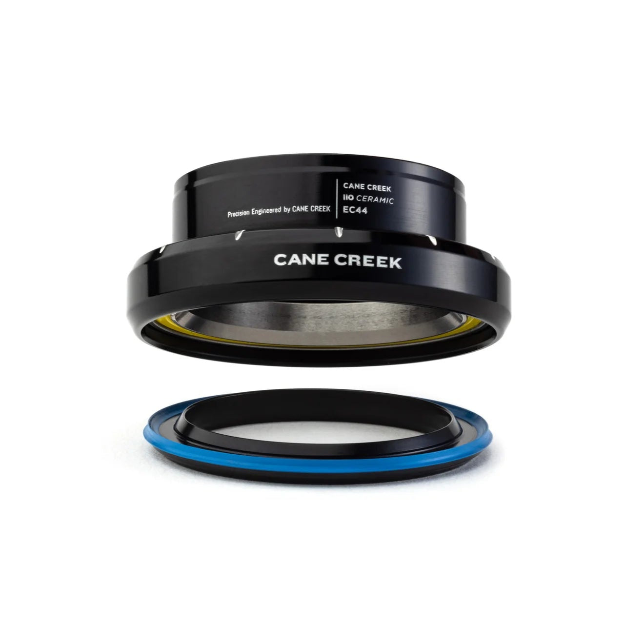 Balhoofd CANE CREEK 110 Ceramic Tapered , 1 1/8"-1.5", ZS44/28.6/H8 | EC44/40/H12, zwart/zilver