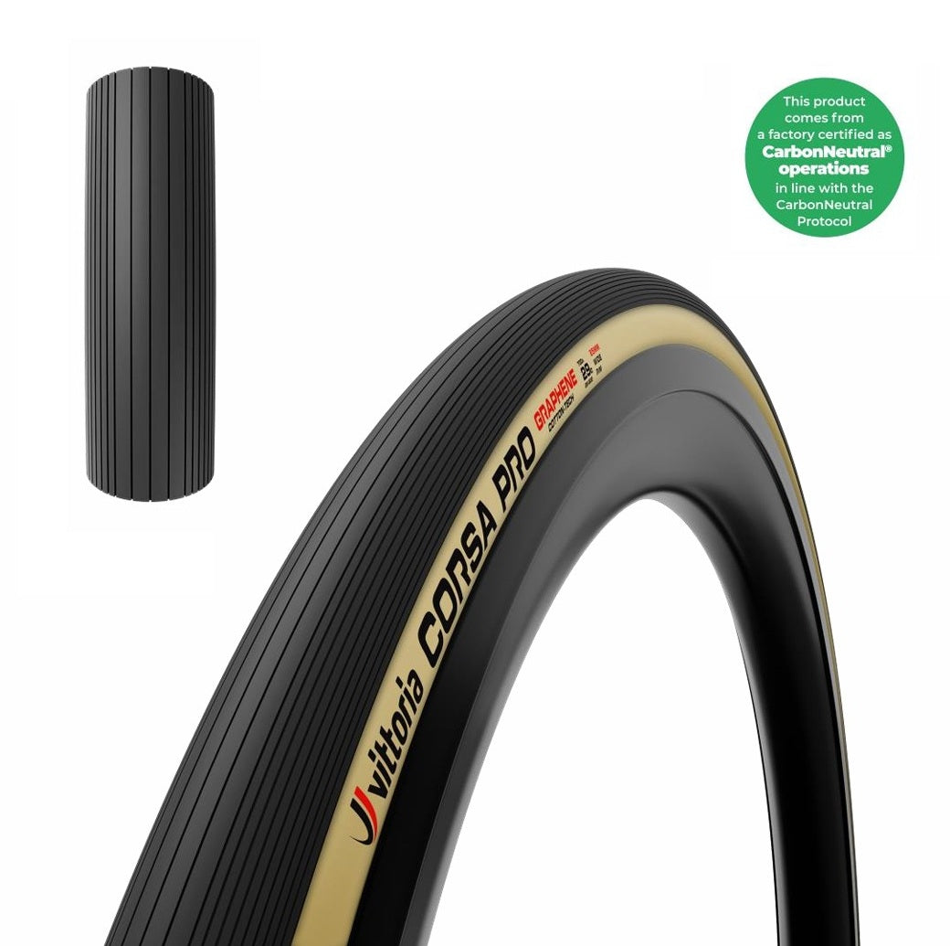 VITTORIA CORSA PRO WIDE Graphene G2.0 700x29c Tubeless Ready Beige band