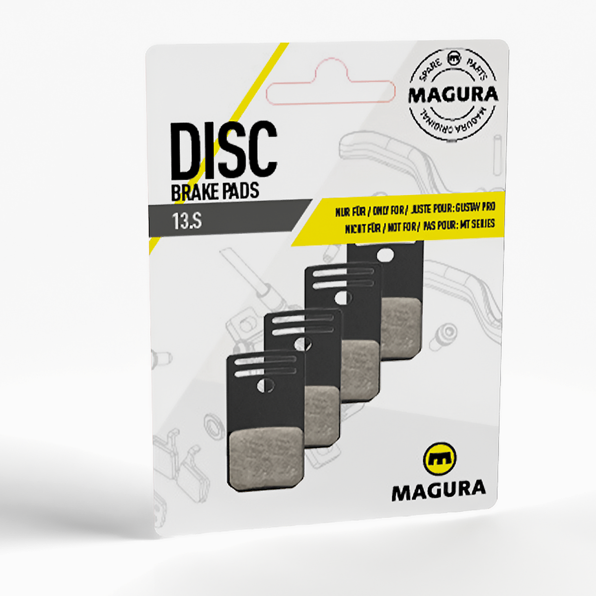 MAGURA GUSTAV PRO 13.S Biologische bloedplaatjes (verpakking van 4)