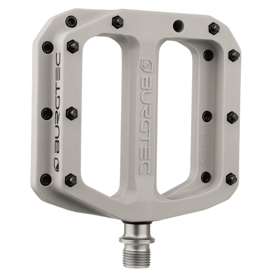 BURGTEC MK4 Composite Nase Grey vlakke pedalen