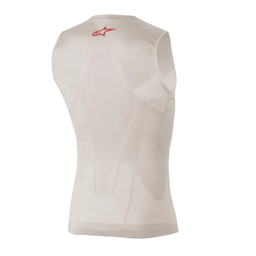 ALPINESTARS TECH TANK ZOMER Mouwloos Ondergoed Grijs/Rood