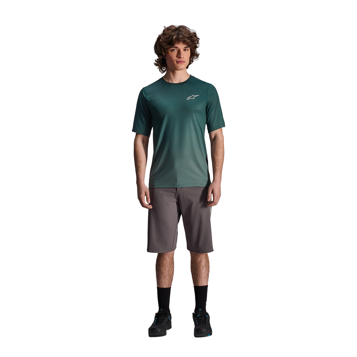 ALPINESTARS A-DURA RISE Korte Mouw Jersey Groen