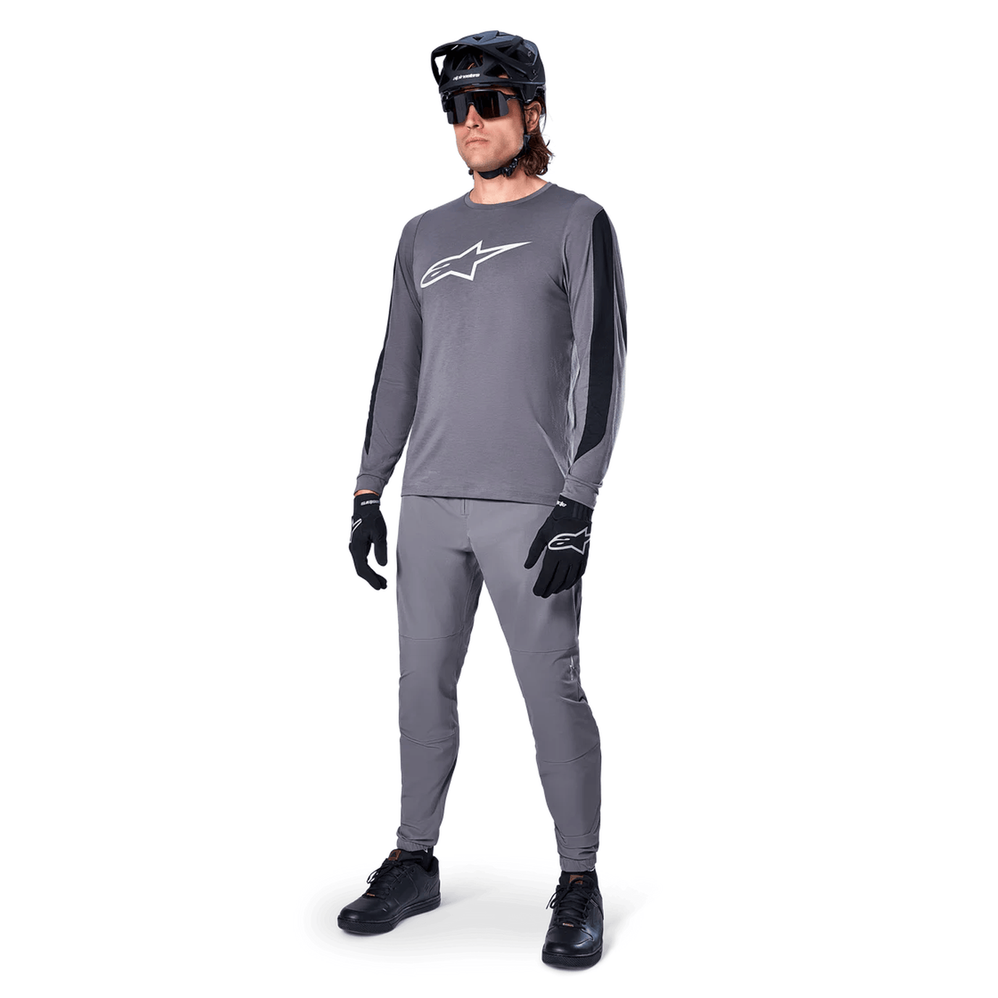 ALPINESTARS A-DURA DRI ASTAR Lange Mouw Trui Donkergrijs