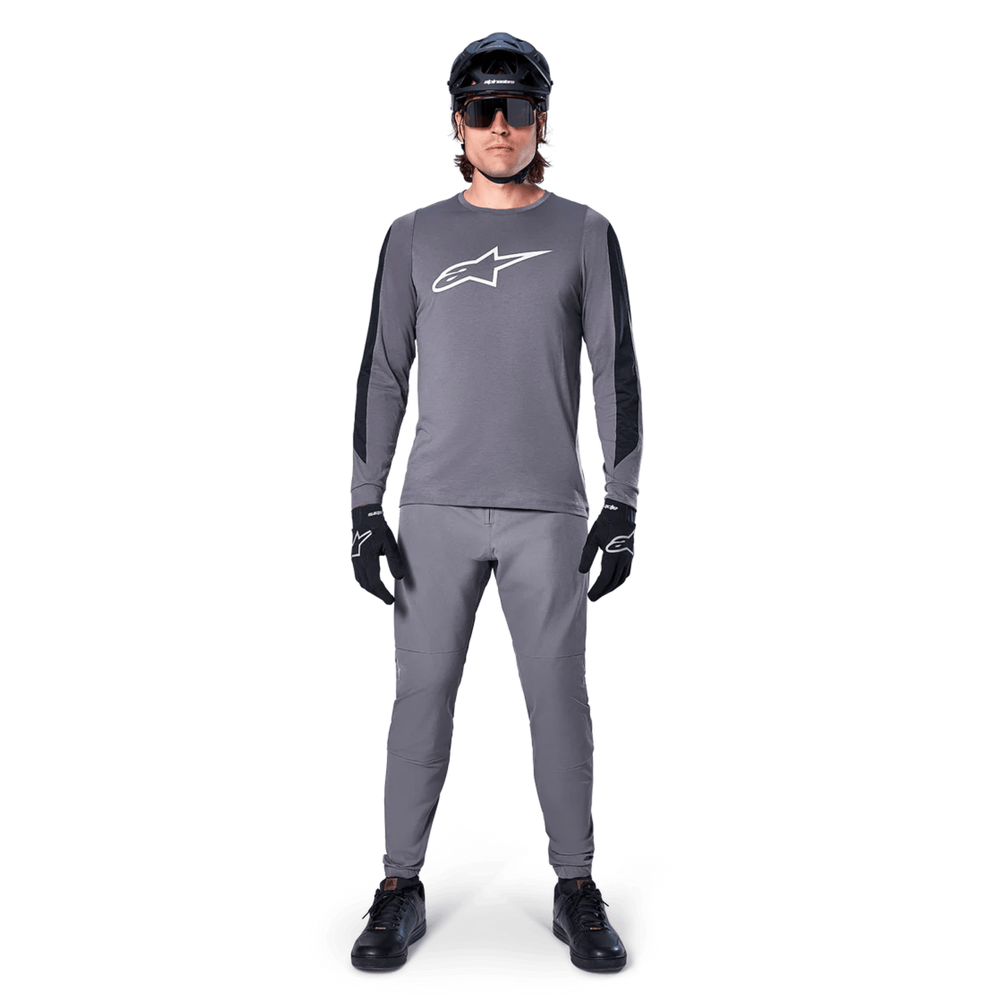 ALPINESTARS A-DURA DRI ASTAR Lange Mouw Trui Donkergrijs
