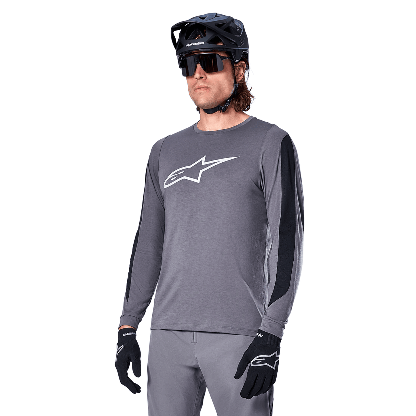 ALPINESTARS A-DURA DRI ASTAR Lange Mouw Trui Donkergrijs