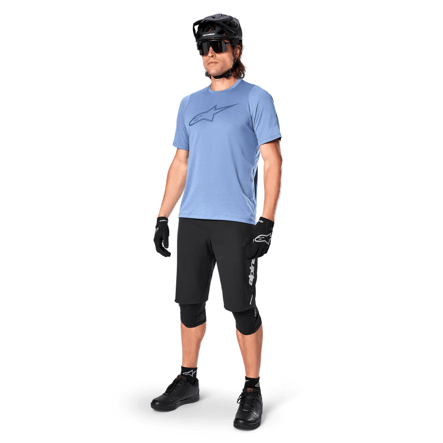 ALPINESTARS A-DURA ASTAR Korte mouwen Jersey Blauw